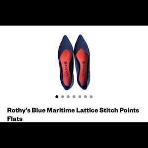 Rothy’s point shoe size 8.5w